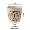Estilo japonés y color de esmalte bajo vidriado pintado a mano cerámica una persona una taza de taza de té Taza Recta Taza para Sopa Taza Golondrina Taza de Desayuno
