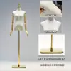 Tienda de Ropa Accesorios de Modelo Ropa de Mujer Maniquí de Medio Cuerpo para Escaparate Perchero Muñeca Falsa Maniquí de Vestido de Novia Soporte de Exhibición