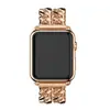 Adecuado para correa de reloj inteligente apple iwatch8 correa de cadena de mezclilla serie estilo Chanel estilo ins
