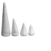 Árbol de Navidad Blanco de Espuma Modelo Cono de Espuma Venta al por Mayor Navidad Hecho a Mano DIY Espuma
