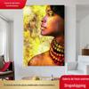 Mulheres Africanas Moda Arte Poster Impressão Pintura Casa Decoração Parede Arte Pintura Núcleo Fornecimento transfronteiriço Pintura Decorativa 65