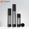 Frasco Dosador de Cosméticos Personalizado pelo Fabricante Frasco a Vácuo de Pequeno Diâmetro 15/20/30ml Essência de Pressão Material de Embalagem para Produto de Cuidados com a Pele