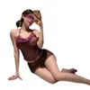 Lencería Erótica de Tallas Grandes, Lencería Tentadora y Sexy Pura Pasión para Mujer, Ropa Qqny, Ropa de Dormir Divertida y Sexy que Mejora el Estado de Ánimo con un Toque de Lujo