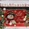 Felpudo Festivo de Navidad para Entrada, Resistente a la Suciedad, Resistente al Desgaste, Fácil de Limpiar, Felpudo para Baño, Absorción Rápida de Agua, Alfombrilla Antideslizante