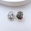Cuentas Espaciadoras Multitaladro Chapadas en Oro con Circonita de Alta Retención de Color para Pulseras y Collares, Accesorios de Joyería Hechos a Mano para DIY, Materiales para Ensartar