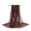 Novo Lenço de Seda Estampado Chiffon Lenço Decorativo de Primavera e Verão Lenço Pequeno Atacado