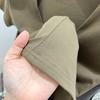 Camiseta de manga corta con cuello en V dulce y picante estilo americano para Mujer verano 2023 nuevo estilo occidental de alta calidad con hombreras top corto para mujer