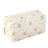 Floral Cosmético Bolsa Grande Capacidade Flor Bonito Ins Armazenamento de Viagem Portátil Acolchoado Algodão Laço Bolsa de Higiene