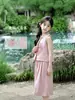 Conjunto Tutu Elefantinho Estilo Chinês para Meninas 2026 Verão Novo Roupa Infantil Camisa de Boneca Calça Repelente de Mosquitos Conjunto de Verão para Bebê