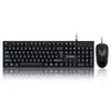 Teclado y Ratón T-Wolf Tf500 para Laptops de Oficina y Negocios, Teclado Tipo Distribución Supercomputadora