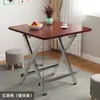 Mesa Dobrável Simples Mesa de Jantar para Casa de Aluguel Mesa de Jantar Portátil para Casa Mesa Redonda Barraca Exterior Mesa Quadrada Pequena