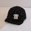 Gorra para Niños Estilo Coreano Primavera y Otoño Gorra de Oso para Niños y Niñas Oso Lindo Casual Versátil