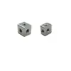 Aço Carbono Niquelado Parafuso Passante Três Lados Furo para Parafuso Bloco de Fixação de Porca Hexagonal Código Hexagonal Bloco Quadrado Cubo Porca