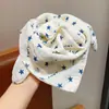 Pañuelo Triangular para Cabeza de Niña Bufanda de Cuello para Niña 2025 Nuevo Estilo Bufanda Cálida a Prueba de Viento para Bebé Pañuelo de Seda