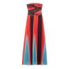 Ropa de mujer europea y americana de comercio exterior transfronterizo de AliExpress 2025 verano nuevo estampado sexy top de tubo estilo vacacional vestido de malla