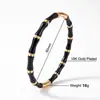 Pulsera de Acero de Titanio con Cierre para Mujer, Pulsera de Acero Inoxidable con Acabado de Alta Gama, No se Desvanece, Color Dorado con Diamantes, Venta al por Mayor Transfronteriza Europea y Americana