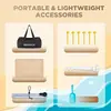 Tienda de campaña de una pieza para exteriores, portátil, de Lycra, con seis patas, para playa, pesca, toldo a prueba de UV con poste