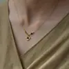 Corrente de Suéter com Pedra Olho de Tigre Feminina Estilo Celebri d'Internet de Luxo Vintage Outono e Inverno Popular Colar Girassol com Contas