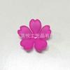 Som de agitar com material de contas de flor de cerejeira feito à mão com contas acessório duplo de amor flor de cerejeira 19mm cinco folhas de gelatina