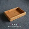 Bandeja de té de bambú Juego de té Kung Fu Tamaño grande pequeño Bandeja de té Mesa de té Estilo japonés Bandeja simple de bambú Bandeja de té rectangular Bandeja de bambú