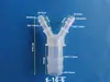 Conector de Pagoda de Diámetro Variable Tipo Y de PP, Conector de Tres Vías de Plástico, Conector de Tubería de Agua, Distribuidor de Agua, Conector de Conversión para Manguera