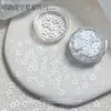 Decorações Coloridas para Unhas com Lantejoulas de Pentagrama Vazado Item Quente de Celebridade da Internet Estrelas Vazadas Macaron Tamanhos Mistos Glitter