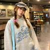 Diseño Otoño e Invierno Suéter con Capucha Minimalista Rock Neutro para Mujer Estampado Sudadera con Capucha para Mujer Estilo Fresco Pequeño