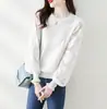 Suéter de Tricô Simples com Manga Longa, Renda Vazada e Patchwork, Novo na Moda Primavera e Outono 2025 para Mulheres, Gola Redonda, Top Versátil e Juvenil