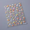 Tiesu Verano Gelatina Transparente Medusa Pegatinas para Uñas de Burbujas M1167 Simple y Versátil Estilo Oceánico Serie de Conchas