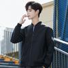 Comércio exterior novos homens primavera e outono esportes jaqueta casual gola uniforme de beisebol 2019 resistente ao desgaste jaqueta da juventude moda geração de cabelo