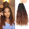 Europeu e Americano Transfronteiriço Xuchang Fibra Química Peruca Cabelo para Crochê Trança de Três Fios Voador 14 polegadas Box Braids Deusa