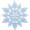 Decoraciones Navideñas 10cm Copos de Nieve, Copos de Nieve de Plástico con Purpurina, Decoración para Árbol de Navidad Colgantes de Copo de Nieve Huecos
