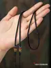 Cordón de Collar Tejido a Mano para Hombres y Mujeres, Accesorios de Joyería del Tíbet, Cordón para Colgar Colgantes de Jade, Cordón para Colgar Cuentas Dzi, Cadena para el Cuello Cruzada