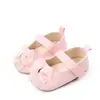 Sapatos de bebê novos de verão para meninas, sapatos antiderrapantes com laço, sola de pano, sapatos de bebê, moda casual, sapatos femininos
