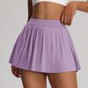 Saia de Tênis Plissada Ins Yoga Verão Outdoor Bolso Conveniente Elástica Anti-Exposição Saia de Yoga Saia Plissada