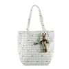 Bolsa Tote Xadrez Estilo College de Alto Valor da Moda Coreana, Nova Tendência de Verão Estilosa Bolsa de Ombro Doce para Compras