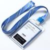 Tarjeta de trabajo Dezhi, juego de tarjetas de pecho, tarjeta de trabajo colgante, cuerda colgante, tarjeta de fábrica, certificado, tarjeta de trabajo, tarjeta de personal, tarjeta de pecho de doble color de la empresa