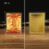 Nueva Colección de Tarjetas de Pintura de Colores Estilo Tibetano Zaki Tara Verde Jambhala Amarillo Buda de la Medicina Material Metálico Tarjetas Selladas