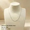 Estilo de Lujo Accesible Ins Francés Colgante Exquisito DIY Acero Inoxidable Chapado en Oro de 18K Coloridos 6*3mm Rectangulares Geométricos Accesorios