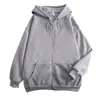 Comercio Exterior Estación Independiente de Amazon Sudadera de Manga Larga para Hombre Oversize con Cremallera Ropa Urbana Hoodie Holgado Stock Disponible