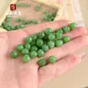 Jade Hetian Natural Jasper Cuentas de Loto Cuentas Sueltas Accesorios Cuentas con Patrón Accesorios para Pulsera DIY Cuentas