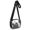 Bolsa Cruzada Transparente de Amazon Más Vendida, Bolso de Hombro Portátil para Salidas, Bolsa de Almacenamiento para Viajes, Cartera Transparente