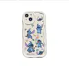 Stitch es Adecuado para Apple 15Pro Caricatura 16Promax Funda para Teléfono Móvil Iphone17 Transfronterizo 14Pro Lindo 13