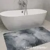 Tapete de Chão de Terra de Diatomáceas Wb Transfronteiriço, Tapete de Banheiro Estilo Simples, Resistente à Sujeira, Lavável, Antiderrapante, Absorvente de Água