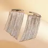 Brincos de Prata Europeus e Americanos Cruzados Moda Diamante Bambu Curvos Brincos Simples Elegantes Brincos de Nicho de Alta Qualidade para Mulheres
