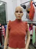Suéter de Punto sin Mangas Cuello Redondo Color Sólido Otoño/Invierno 2022 Ropa para Mujer Marrón Estilo Coreano Jersey Ajuste Holgado Elegante Estilo Oficina