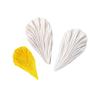 Folha Rosa Pétala Folha Molde de silicone Peônia Simulação Flor Axuose Dupla face Padrão Açúcar Flor Molde de silicone