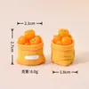 Bolsa Sorpresa de Frutas Miniatura Simulada Accesorios de Resina Muñeco de Dibujos Animados Casa de Muñecas DIY Decoraciones de Pegamento Cremoso Adornos Pequeños de Escritorio
