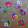 Garrafa de Água Transparente Marcador de Livro com Flores Secas Jardim de Infância Crianças Artesanato Manual Espécime de Planta Presente de Feriado Florista Salão
