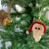 Nueva Estación Independiente Transfronteriza de Comercio Exterior Colgante para el Hogar de Dibujos Animados Europeos y Americanos Colgante de Árbol de Navidad de Papá Noel Tejido a Mano
